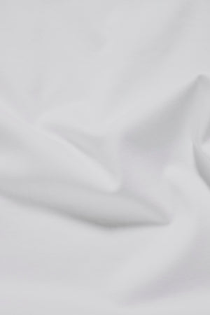 Mercerised Cotton T-Shirt in White