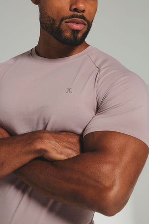Athletic Fit T-Shirt in Mauve Pink - TAILORED ATHLETE - USA