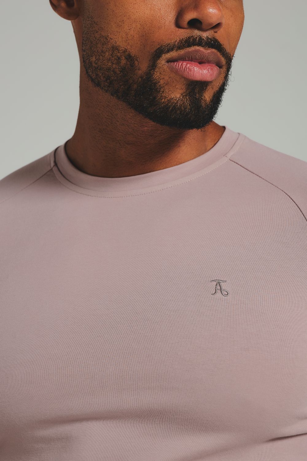 Athletic Fit T-Shirt in Mauve Pink - TAILORED ATHLETE - USA