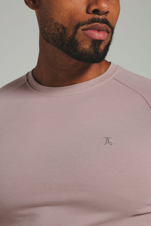 Athletic Fit T-Shirt in Mauve Pink - TAILORED ATHLETE - USA