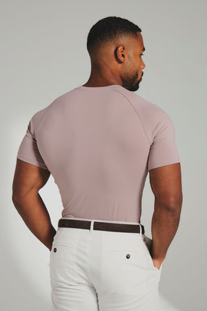 Athletic Fit T-Shirt in Mauve Pink - TAILORED ATHLETE - USA