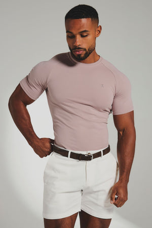 Athletic Fit T-Shirt in Mauve Pink - TAILORED ATHLETE - USA
