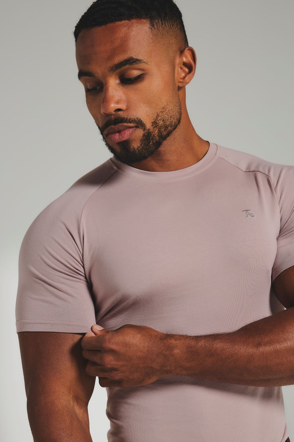 Athletic Fit T-Shirt in Mauve Pink - TAILORED ATHLETE - USA