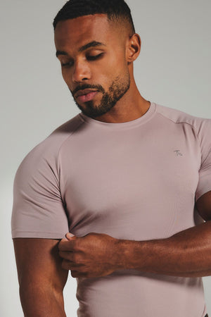 Athletic Fit T-Shirt in Mauve Pink - TAILORED ATHLETE - USA