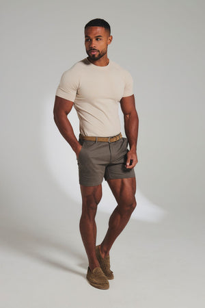 Athletic Fit T-Shirt in Pale Neutral