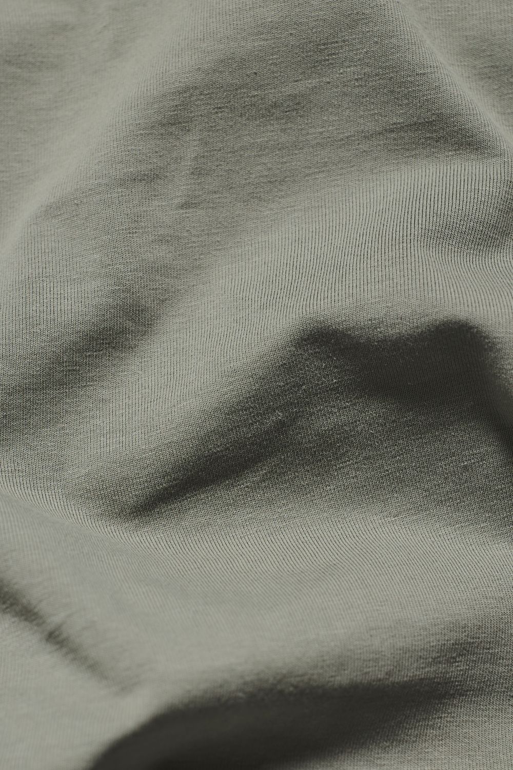 Essential Jersey Buttonless Polo Shirt in Soft Khaki