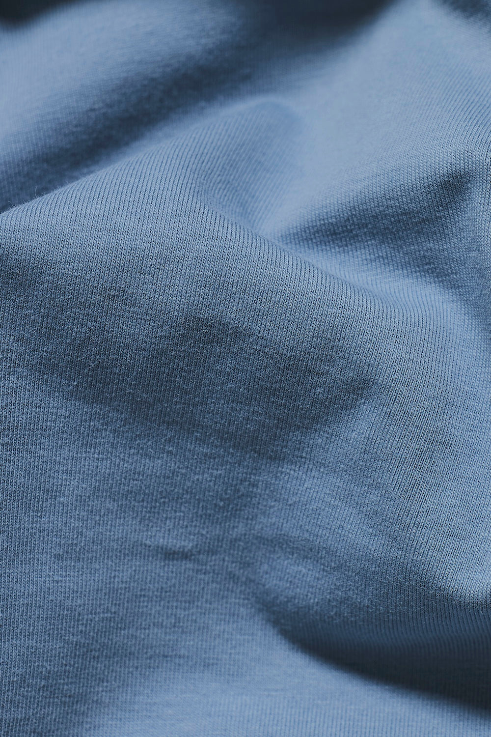 Essential Jersey Buttonless Polo Shirt in Airforce