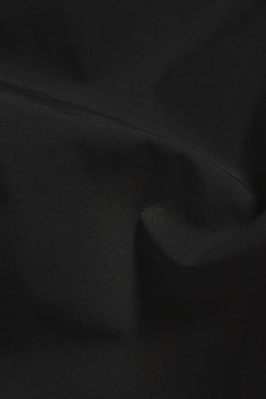 Shower Resistant Funnel Neck Jacket in Black
