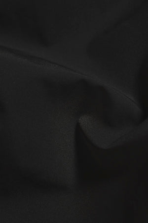 Shower Resistant Funnel Neck Jacket in Black