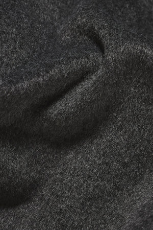 Single Breasted Overcoat in Grey