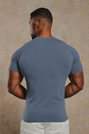 Athletic Fit T-Shirt in Airforce
