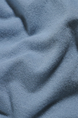Knitted Polo Shirt in Airforce