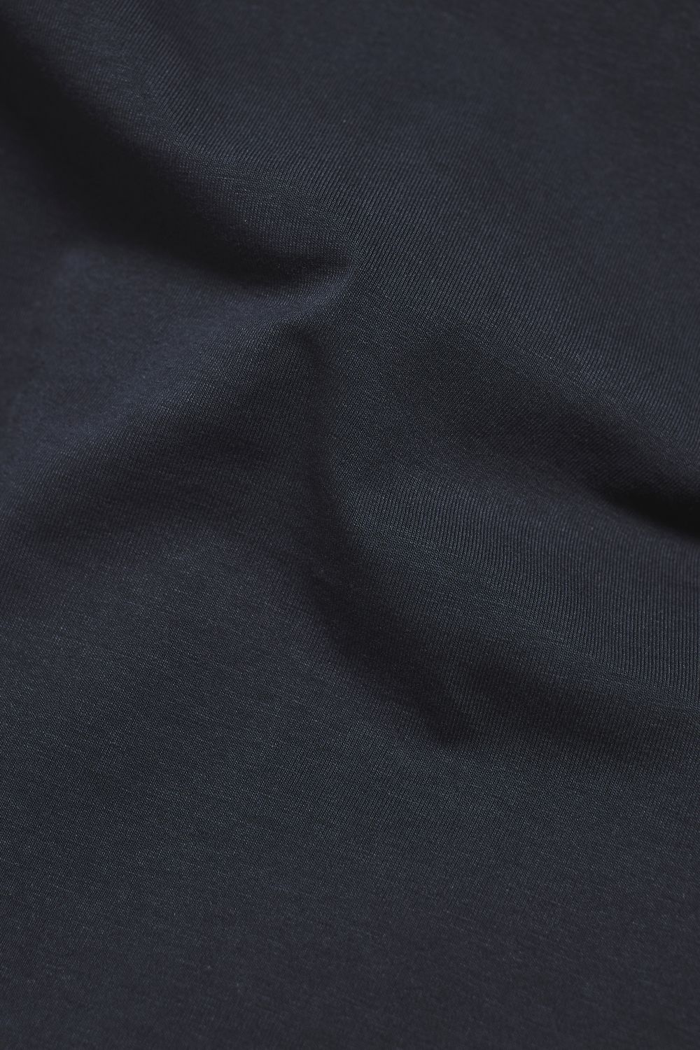 Tipped T-Shirt in Navy and Tan/WhIte