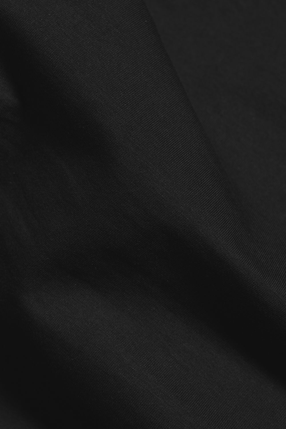 Tipped T-Shirt in Black and Charcoal/White
