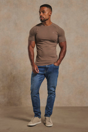 Athletic Fit T-Shirt in Latte