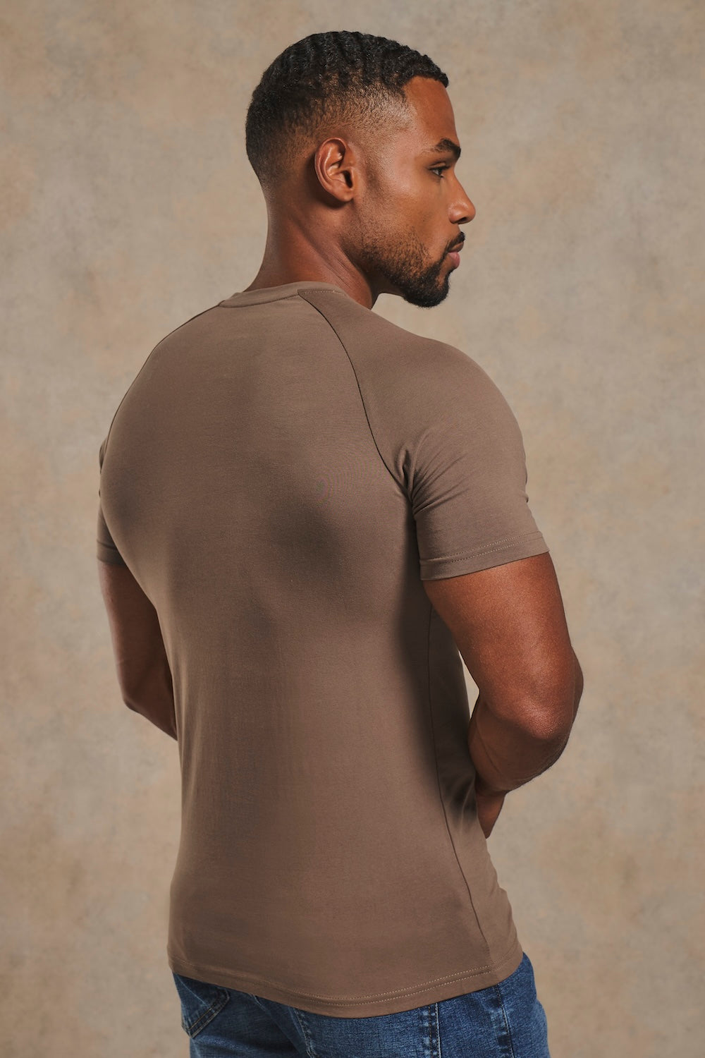 Athletic Fit T-Shirt in Latte