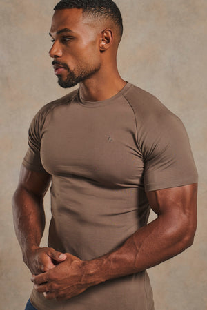 Athletic Fit T-Shirt in Latte