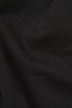 Mercerised Cotton Polo Shirt in Black