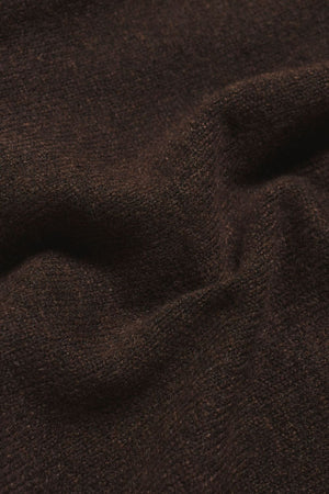 Supersoft Knitted Polo Shirt in Chocolate