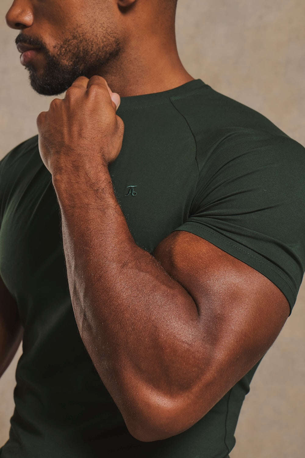 Muscle Fit T-Shirt in Dark Forest