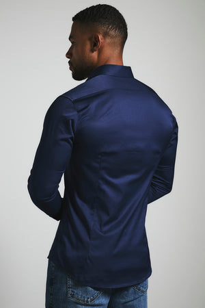Athletic Fit Signature Shirt 2.0 in French Navy
