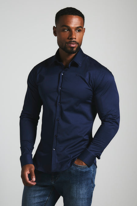 Athletic Fit Signature Shirt 2.0 in French Navy