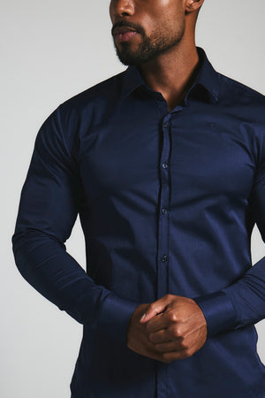 Athletic Fit Signature Shirt 2.0 in French Navy