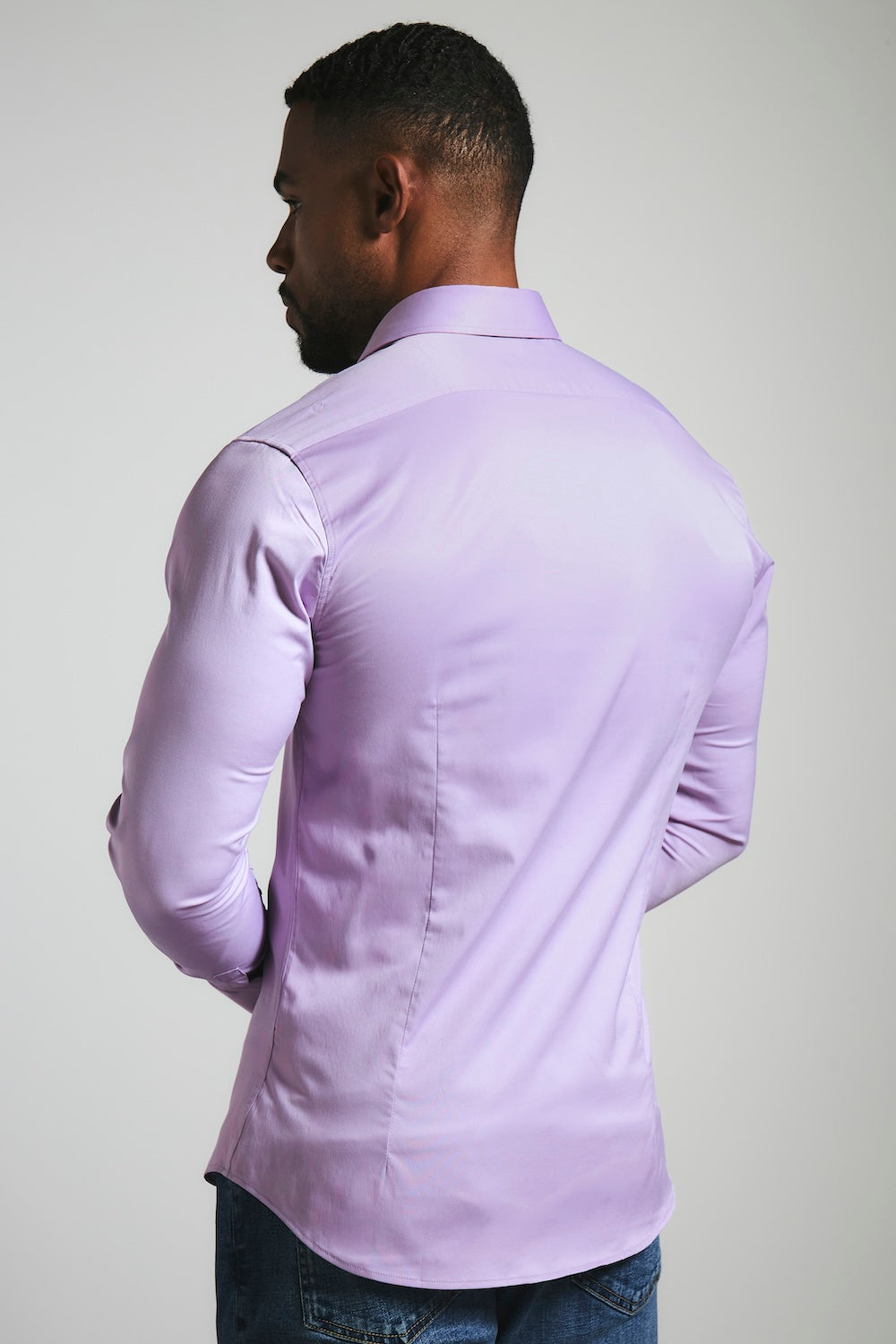 Athletic Fit Signature Shirt in Lilac