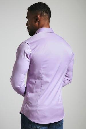 Athletic Fit Signature Shirt in Lilac