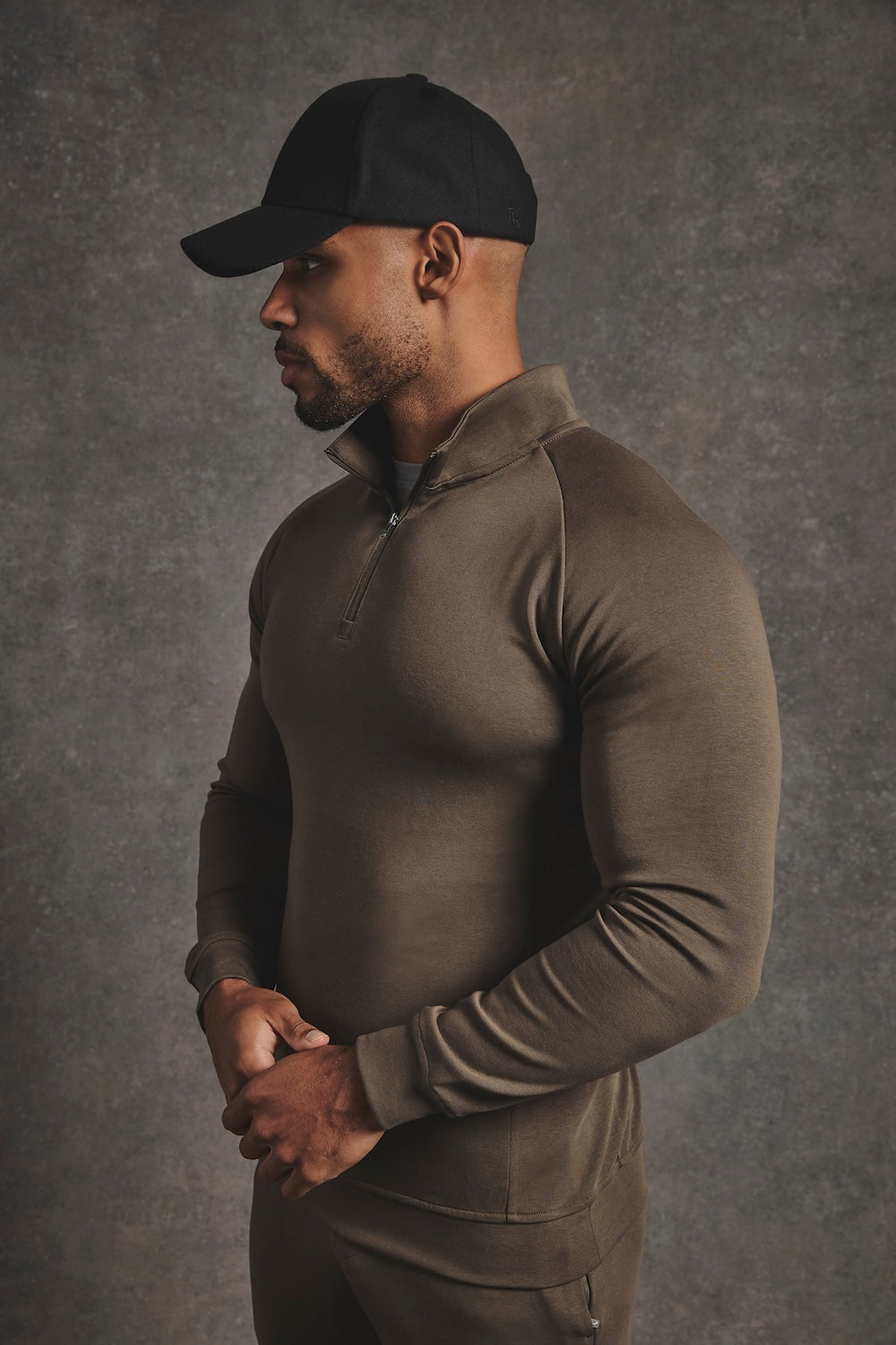 TA Embroidered Baseball Cap in Black - TAILORED ATHLETE - USA