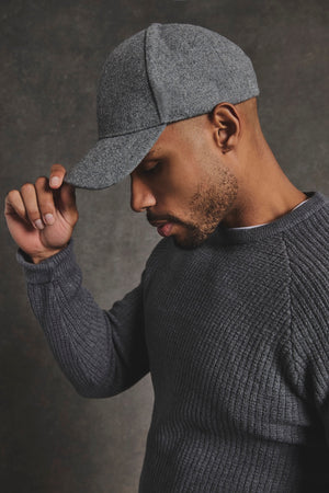 TA Embroidered Baseball Cap in Grey - TAILORED ATHLETE - USA