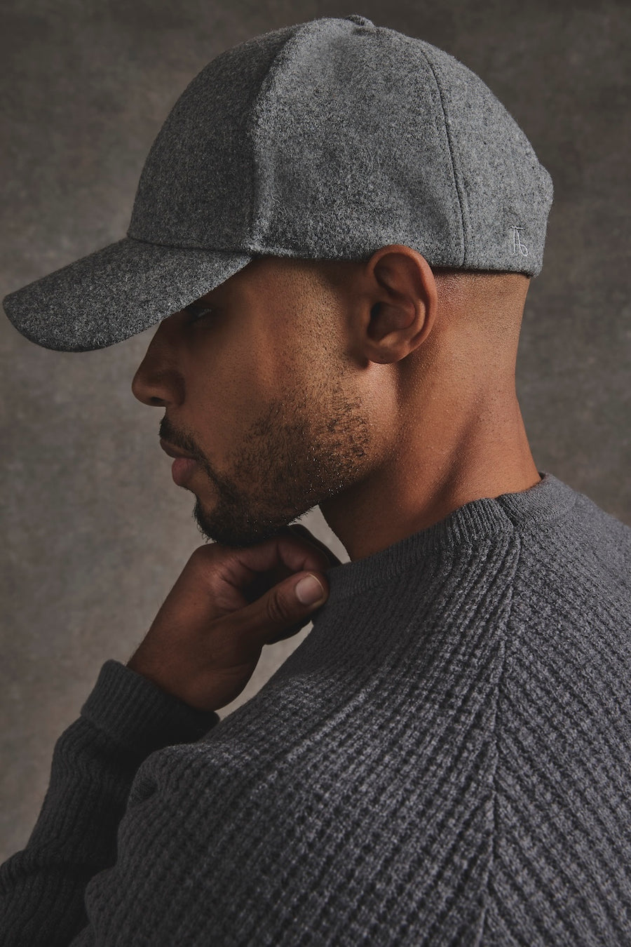 TA Embroidered Baseball Cap in Grey - TAILORED ATHLETE - USA