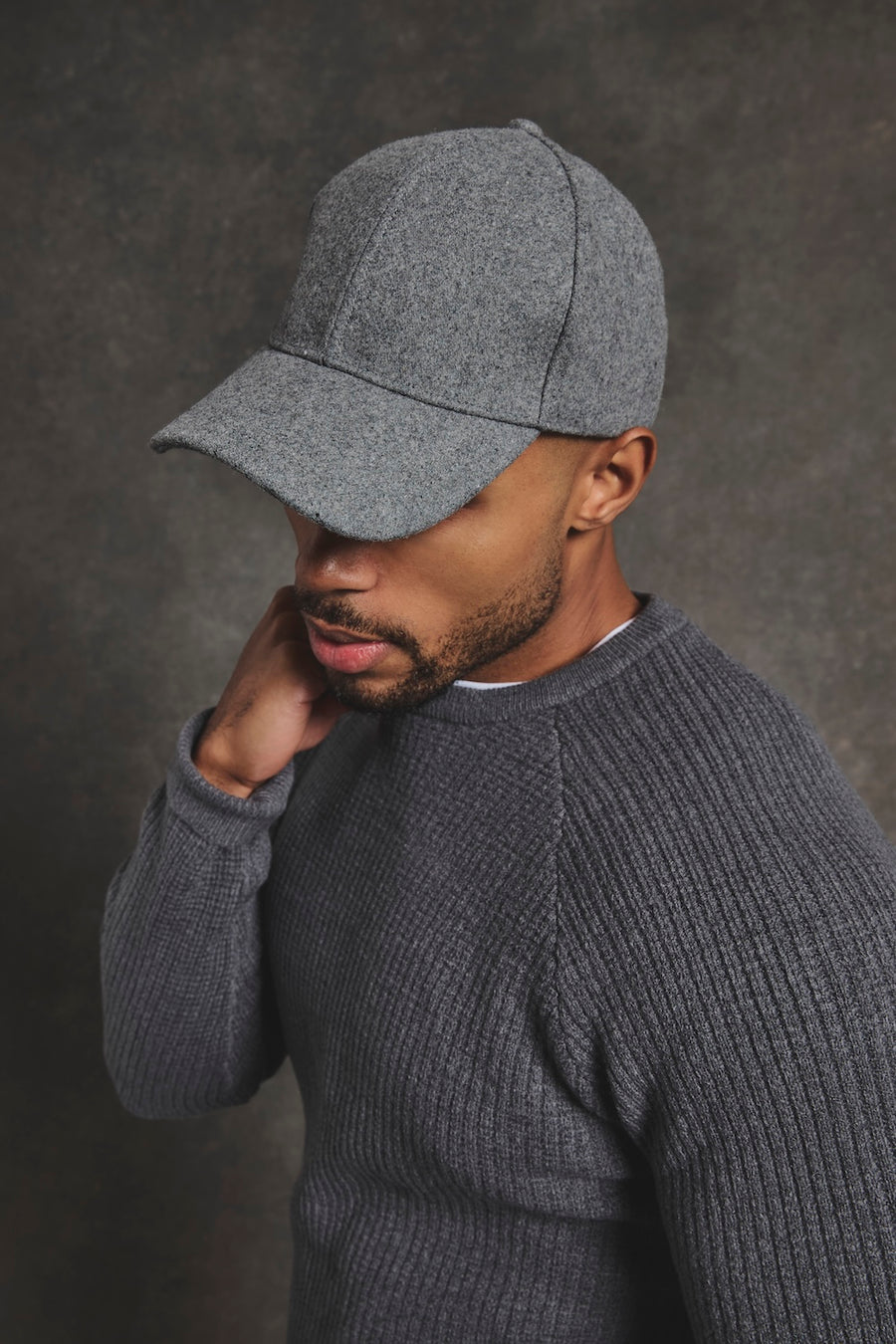 TA Embroidered Baseball Cap in Grey - TAILORED ATHLETE - USA