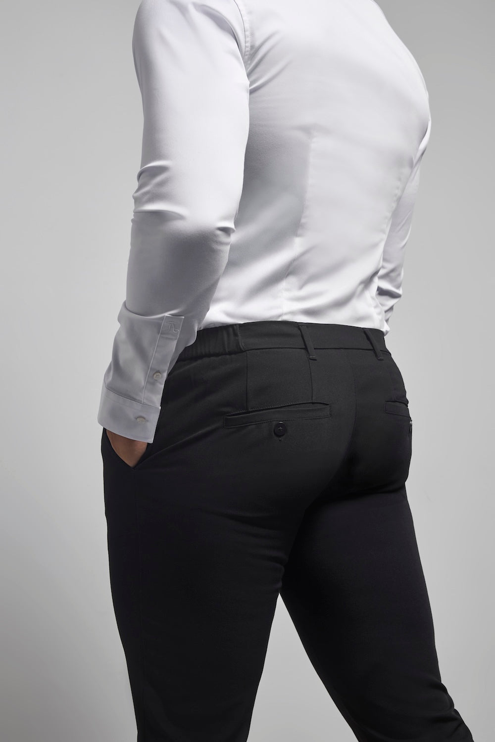 Athletic Fit Essential Pants in Black - TAILORED ATHLETE - USA
