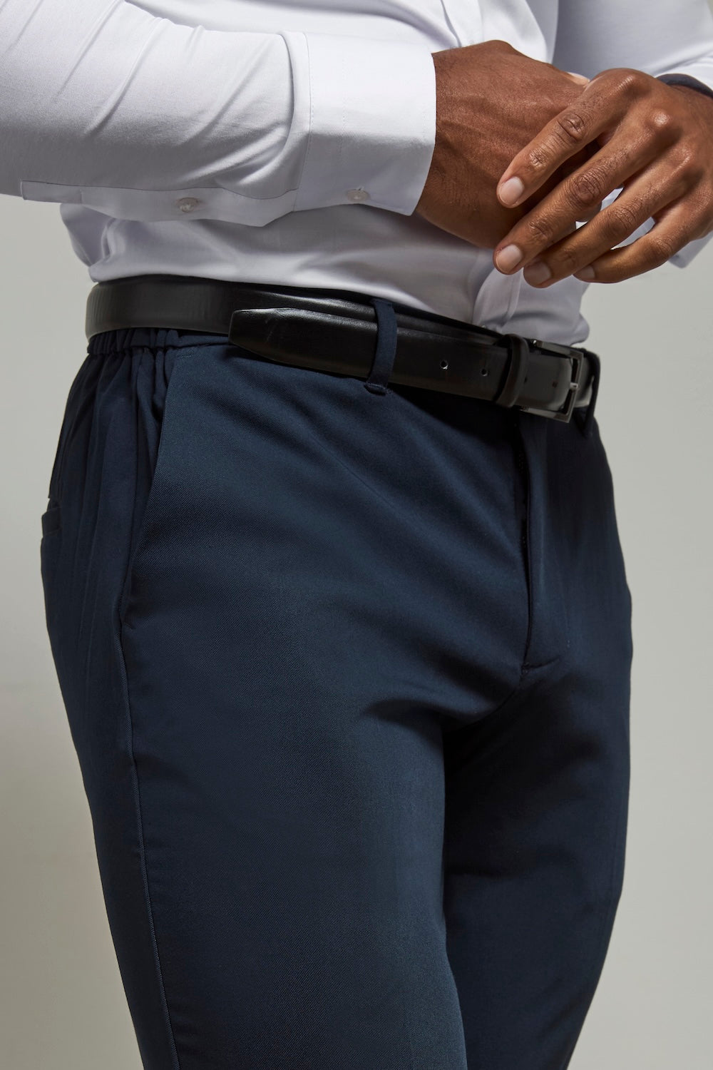 Athletic Fit Essential Pants in Navy - TAILORED ATHLETE - USA