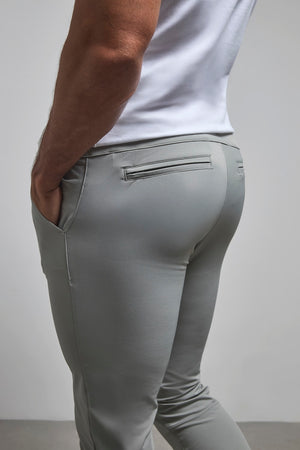 Everyday Tech Pants in Soft Grey - TAILORED ATHLETE - USA