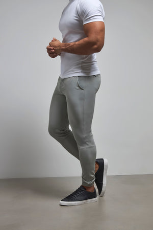 Everyday Tech Pants in Soft Grey - TAILORED ATHLETE - USA