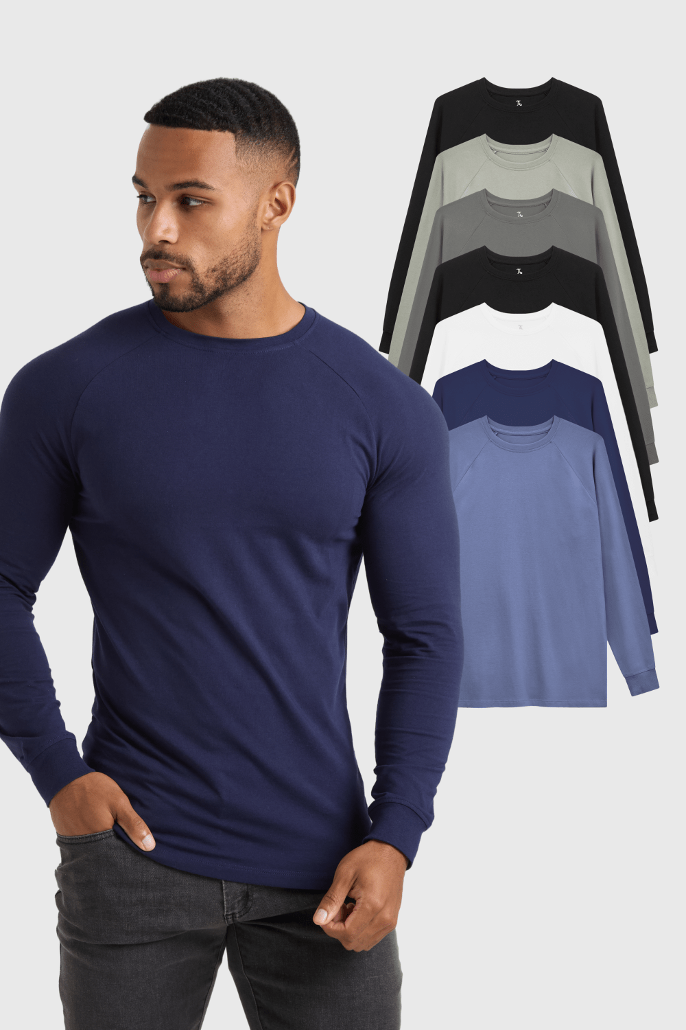 Athletic Fit Long Sleeve Everyday 7-Pack - TAILORED ATHLETE - USA