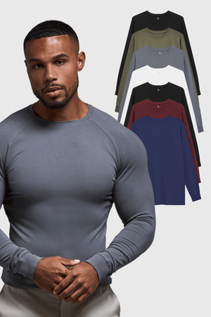 Athletic Fit Long Sleeve Everywear 7-Pack - TAILORED ATHLETE - USA