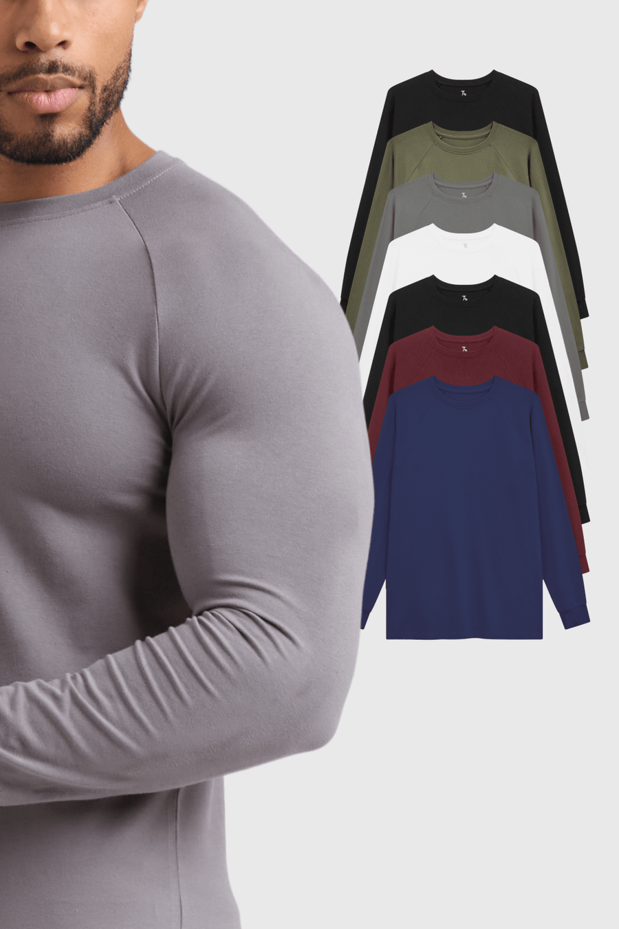 Athletic Fit Long Sleeve Everywear 7-Pack - TAILORED ATHLETE - USA