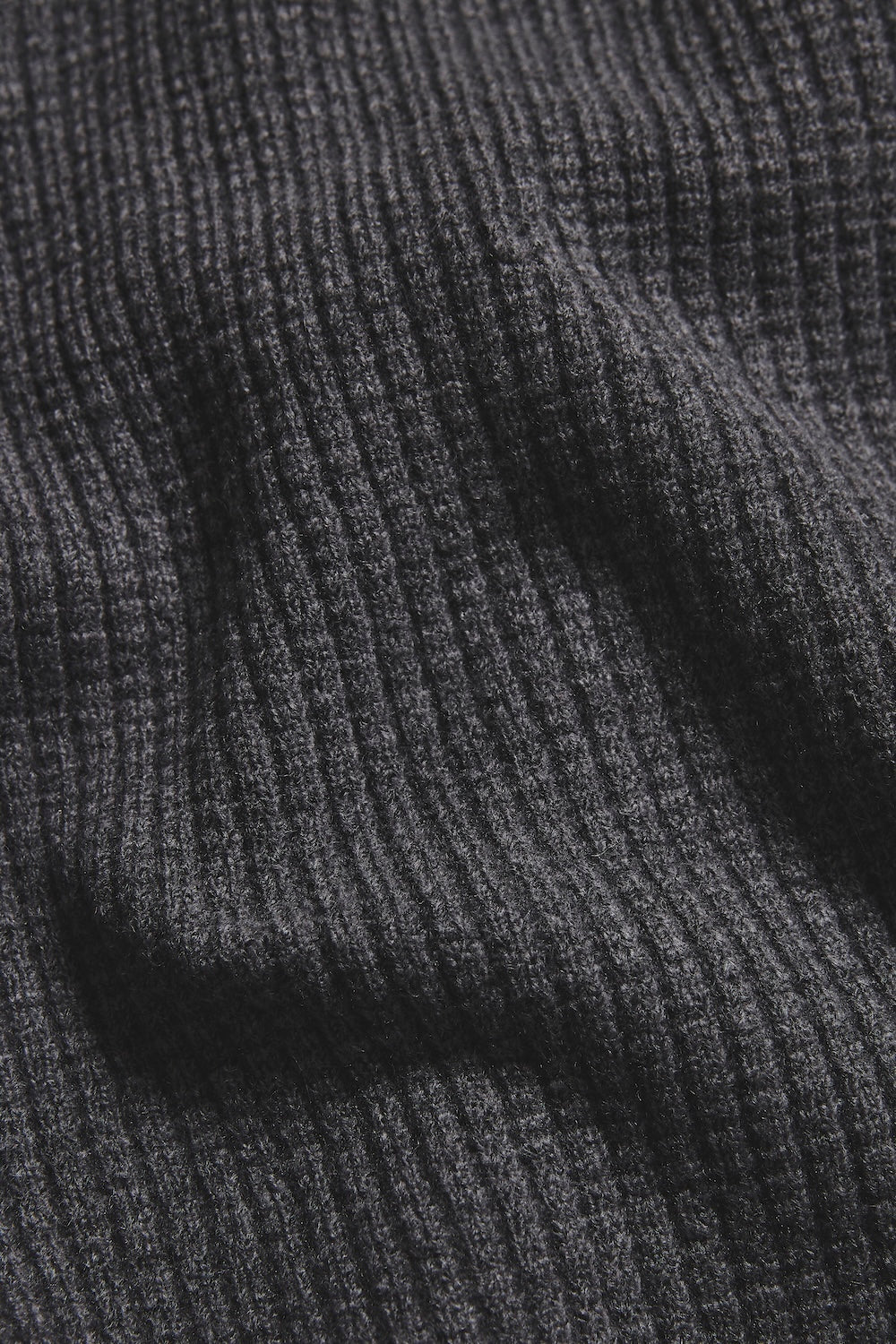 Fisherman Crew Neck Sweater in Iron Grey - TAILORED ATHLETE - USA