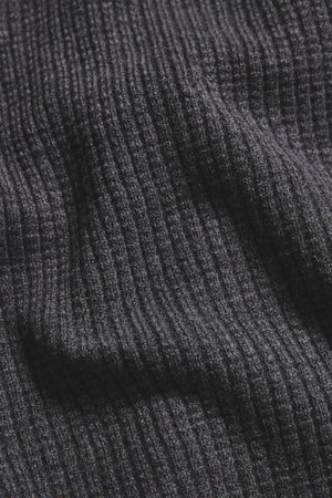 Fisherman Crew Neck Sweater in Iron Grey - TAILORED ATHLETE - USA