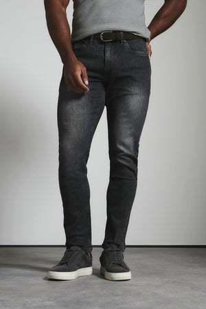 Athletic Fit Stretch Jeans in Grey