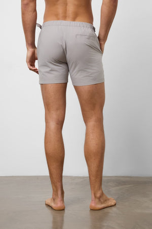 Hybrid Swim Short in Dark Putty - TAILORED ATHLETE - USA