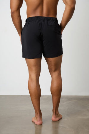 Hybrid Swim Short in Black - TAILORED ATHLETE - USA