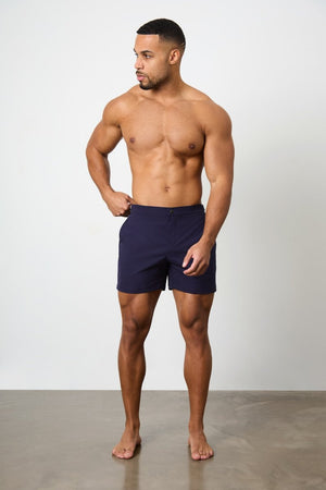 Hybrid Swim Short in Navy - TAILORED ATHLETE - USA