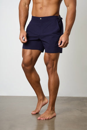 Hybrid Swim Short in Navy - TAILORED ATHLETE - USA