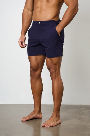 Hybrid Swim Short in Navy - TAILORED ATHLETE - USA