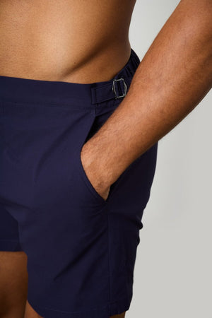 Hybrid Swim Short in Navy - TAILORED ATHLETE - USA