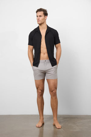 Hybrid Swim Short in Dark Putty - TAILORED ATHLETE - USA